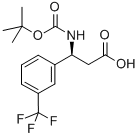(S)-3-((TERT-ブチルトキシカルボニル)アミノ)-3-(3-(トリフルオロメチル)フェニル)プロパン酸 price.