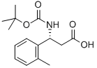 (R)-BOC-2-METHYL-BETA-PHE-OH 化学構造式