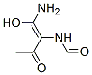 Formamide, N-[(1E)-1-(aminohydroxymethylene)-2-oxopropyl]- (9CI) 结构式