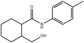 Cyclohexanecarboxamide, 2-(hydroxymethyl)-N-(4-methylphenyl)- (9CI) 结构式