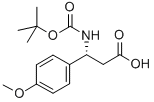 Boc-beta-(R)-4-methoxyphenylalanine Struktur