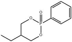 1,3,2-Dioxaphosphorinane,5-ethyl-2-phenyl-,2-oxide(9CI) 化学構造式