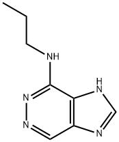 1H-Imidazo[4,5-d]pyridazin-4-amine,  N-propyl-  (9CI) 结构式