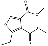 3,4-Furandicarboxylicacid,2-ethyl-,dimethylester(9CI) 结构式