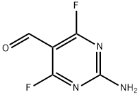 5-Pyrimidinecarboxaldehyde, 2-amino-4,6-difluoro- (9CI) 结构式