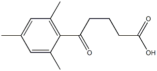 5-(2,4,6-TRIMETHYLPHENYL)-5-OXOVALERIC ACID 化学構造式