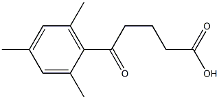 5-(2,4,6-TRIMETHYLPHENYL)-5-OXOVALERIC ACID 结构式