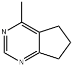 5H-Cyclopentapyrimidine, 6,7-dihydro-4-methyl- (9CI),500893-45-8,结构式