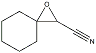 1-Oxaspiro[2.5]octane-2-carbonitrile,  (+)- Structure