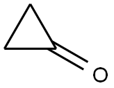 シクロプロパノン 化学構造式
