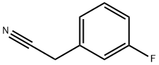 3-氟苯乙腈,501-00-8,结构式