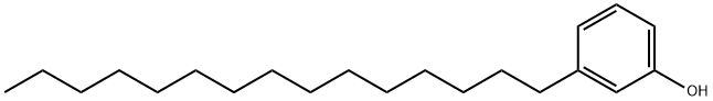 3-十五烷基苯酚,501-24-6,结构式