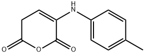 2H-Pyran-2,6(3H)-dione, 5-[(4-methylphenyl)amino]- (9CI) Struktur