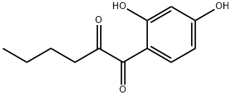 1,2-Hexanedione, 1-(2,4-dihydroxyphenyl)- (9CI),501005-68-1,结构式