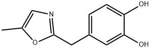 1,2-Benzenediol, 4-[(5-methyl-2-oxazolyl)methyl]- (9CI) Structure