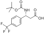 501015-19-6 (R)-3-((TERT-ブチルトキシカルボニル)アミノ)-3-(4-(トリフルオロメチル)フェニル)プロパン酸