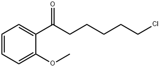 6-CHLORO-1-(2-METHOXYPHENYL)-1-OXOHEXANE Struktur