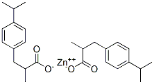 Benzenepropanoic acid, -alpha--methyl-4-(1-methylethyl)-, zinc salt (9CI) Structure