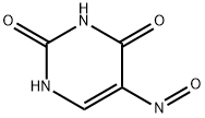 2,4(1H,3H)-Pyrimidinedione, 5-nitroso- (9CI) Struktur