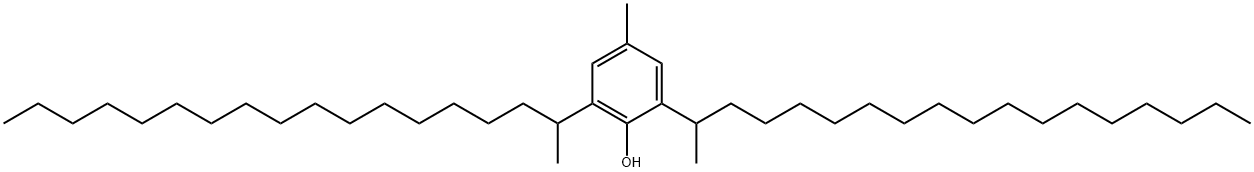 2,6-二(1-甲基十七烷基)对甲酚,5012-62-4,结构式