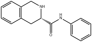 3-Isoquinolinecarboxamide,1,2,3,4-tetrahydro-N-phenyl-,(3S)-(9CI) 结构式