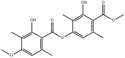 4-(2-하이드록시-4-메톡시-3,6-디메틸벤조일옥시)-2-하이드록시-3,6-디메틸벤조산메틸에스테르