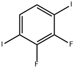 2,3-Difluoro-1,4-diiodobenzene Struktur
