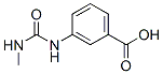 Benzoic acid, 3-[[(methylamino)carbonyl]amino]- (9CI) Struktur