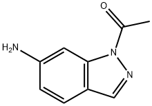 1-(6-amino-1H-indazol-1-yl)ethanone Struktur