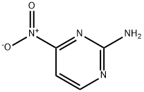 2-Pyrimidinamine, 4-nitro- (9CI) Struktur