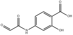 Benzoic acid, 2-hydroxy-4-[(oxoacetyl)amino]- (9CI) Struktur