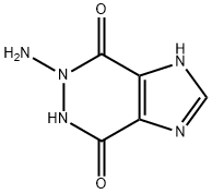 1H-Imidazo[4,5-d]pyridazine-4,7-dione,  5-amino-5,6-dihydro-  (9CI) 结构式