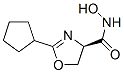 4-Oxazolecarboxamide,2-cyclopentyl-4,5-dihydro-N-hydroxy-,(4R)-(9CI) Structure