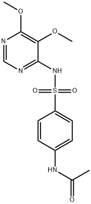 N(4)-acetylsulfadoxine Struktur