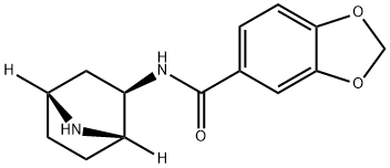 1,3-Benzodioxole-5-carboxamide,N-(1S,2R,4R)-7-azabicyclo[2.2.1]hept-2-yl- 化学構造式