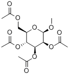 Methyl 2,3,4,6-Tetra-O-acetyl-b-D-mannopyranoside 结构式