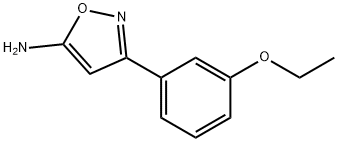 5-Isoxazolamine,3-(3-ethoxyphenyl)-(9CI) Structure