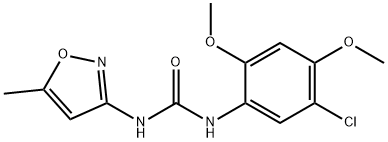 501925-31-1 1-(5-クロロ-2,4-ジメトキシフェニル)-3-(5-メチルイソキサゾール-3-イル)尿素