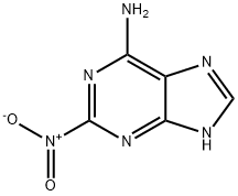 1H-Purin-6-amine,  2-nitro-  (9CI) Structure