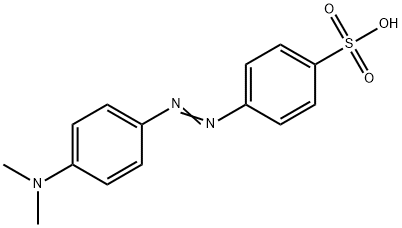 4-[[4-(dimethylamino)phenyl]azo]benzenesulphonic acid,502-02-3,结构式