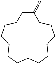 Cyclopentadecanone Struktur