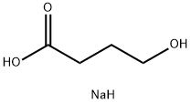 4-羟基丁酸钠,502-85-2,结构式