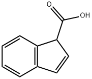 1H-茚-3-羧酸 结构式