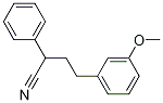 Butyronitrile, 4-(M-Methoxyphenyl)-2-phenyl- 化学構造式