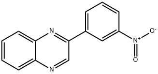 2-(3-硝基苯基)喹喔啉 结构式