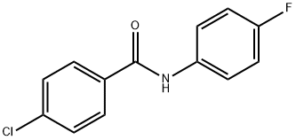 4-氯-N-(4-氟苯基)苯甲酰胺,5021-59-0,结构式