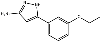 1H-Pyrazol-3-amine,5-(3-ethoxyphenyl)-(9CI) 化学構造式