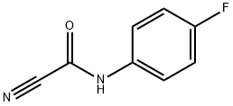 Methanamide, 1-cyano-N-(4-fluorophenyl)- (9CI) Structure