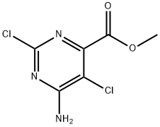 Methyl 6-amino-2,5-dichloropyrimidine-4-carboxylate Structure