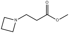 1-Azetidinepropanoicacid,methylester(9CI) 化学構造式